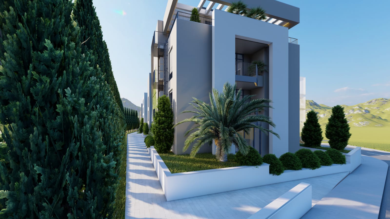 Nagelneue Einzimmerwohnung in Ruhiger Gegend von Budva